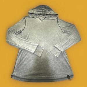 Lucky Brand Men's Lightweight Long Sleeve Hoodie Casual Grey Hooded Small Mens - Picture 1 of 7
