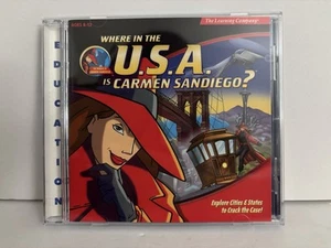Where in the USA is Carmen Sandiego? (Windows PC MAC, 2001) - Near Mint Disc! - Picture 1 of 4