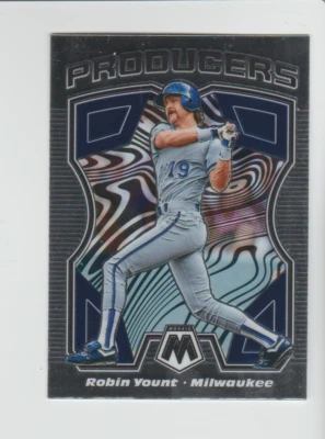 2021 Panini Mosaic Producers #P9 Robin Yount card, Milwaukee Brewers HOF - Image 1 of 2