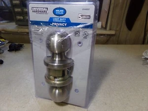 NEW Universal Hardware UH40057 Light Duty Commercial Privacy Door Knob - Picture 1 of 3