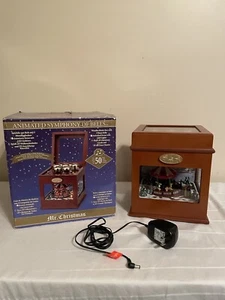 Mr. Christmas Animated Carousel Music Box Gold Brass Bells Songs Tested Works - Picture 1 of 24