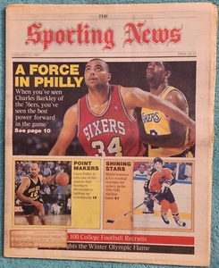 Charles Barkley A Force In Philly 1988 Sporting News Full Issue 48 Pages - Picture 1 of 5