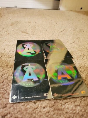 LA Angels Vintage 90s Holographic Stickers Bundle **CLASSIC COLLECTIBLES** - Image 1 of 2