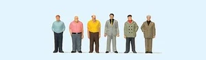 Preiser 75054 TT Hombres de pie 6 figuras NUEVO EMBALAJE ORIGINAL ~ - Imagen 1 de 1