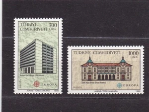 TURKEY #2469-2470 MNH POST OFFICES EUROPA CEPT 1990 - Picture 1 of 1