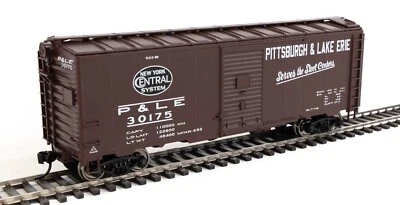 HO Scale WALTHERS MAINLINE 910-2736 PITTSBURGH & LAKE ERIE - NYC 40' AAR Boxcar - Image 1 of 4
