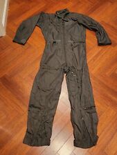 Mens Vintage US Air Force Navy Fighter Flight Suit Flying Mans Coveralls 40 R