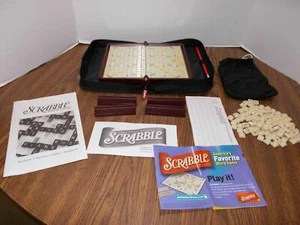 Scrabble Crossword Game Folio Travel Edition Parker Brothers -100% Complete - Picture 1 of 9