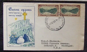 New Zealand. FDC EASTER OFFERS, 1949. - Picture 1 of 1
