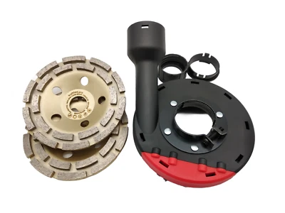 Campana de aspiración Ø 125 mm para amoladora angular Flex pavimento lijadora amoladora de hormigón - Imagen 1 de 4