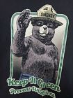 Smokey The Bear Officially Licensed T Shirt "keep it green, prevent wildfires" 