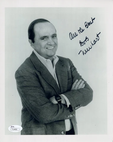 BOB NEWHART HAND SIGNED 8x10 PHOTO      AWESOME POSE     GREAT COMEDIAN      JSA Cover