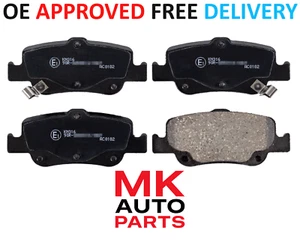 FOR TOYOTA AURIS 1.8 HYBRID ESTATE TOURER REAR BRAKE PADS SET 2013 TO 2019 - Picture 1 of 4