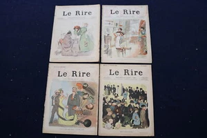 1894 LE RIRE JOURNAL HUMORISTIQUE MAGAZINE - FRENCH - FIRST 4 ISSUES - O 3620 - Picture 1 of 14