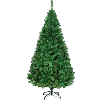 NONBRANDED Christmas Tree 5/6/7/8FT Traditional Artificial Large Bushy with Metal Stand