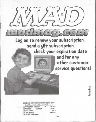 d2025 Ozzy Osbourne - Mad Magazine - August 2002 - no. 420 - AUTHENTIC - Image 1 of 3