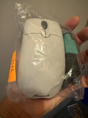 Vintage Microsoft Wheel Mouse Optical 1.1 1.1a USB PS/2 Neu Unbenutzt Rarität - Bild 1 von 2