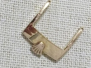 Rolex genuine K18 buckle 13mm frame only Overall in poor condition Junk item - Picture 1 of 5