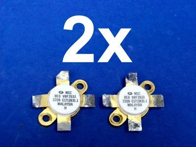 RF Mosfet 2x MSC VRF2933 lot of 2 tested & original (no china fake) - Image 1 of 2