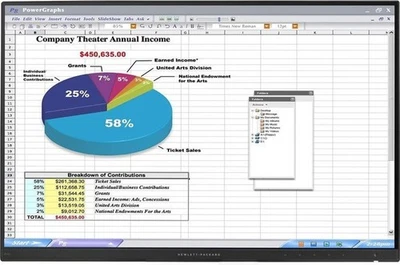HP Z24n 24-Zoll Monitor IPS WUXGA 1920x1200 DP MiniDP HDMI USB ohne Fuß Sehr gut - Bild 1 von 2