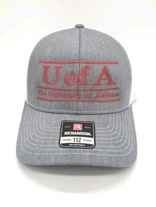 Richardson 112 Alabama Crimson Tide Trucker Hat SnapBack adjustable new grey - Picture 1 of 6