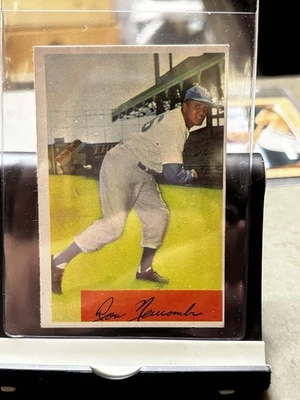Bowman 1954 - Don Newcombe #154 buen estado pero aspecto limpio Foto 1 de 4