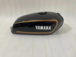 For Yamaha RX100 RX125 Golden Lining Tank Steel Black Chrome LID Cap Lock - Picture 1 of 5