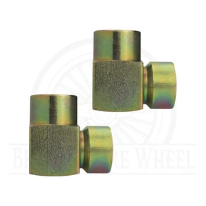 1/2" NPTF Female 90 Degree Elbow Hydraulic Fitting, 5504-08-08, 2 pcs - Picture 1 of 5