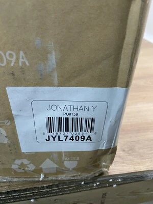 Jonathan Y JYL7409A Virginia Tocador 3 Luces Metal/Vidrio LED Tradicional, Cromo Foto 1 de 2