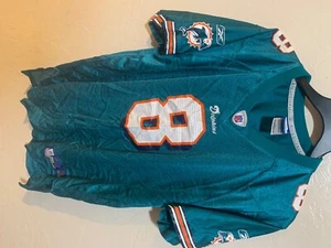 VINTAGE MIAMI DOLPHINS DAUNTE CULPEPPER #8 REEBOK ON FIELD NFL JERSEY NWT - Picture 1 of 3
