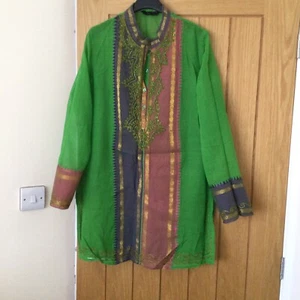 Linen Kaftan Tunic - Picture 1 of 4