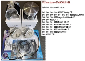 2008 09 10 2011 Polaris 600 Dragon Switchback CFI_LX_RMK Shift Piston/Gasket KIT - Picture 1 of 1