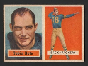 Topps Football #81 1957 - Tobin Roth - Green Bay Packers - Imagen 1 de 1