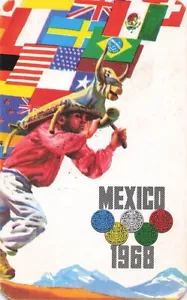 More details for 1968 olympic games mexico city, original postcard.