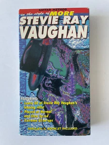 Vintage Guitar Method In The Style Of More Stevie Ray Vaughan VHS - w/ Tab Book - Picture 1 of 2