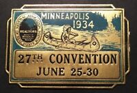 1934 Real Estate Board Convention in Minneapolis Minnesota Stamp - Indian