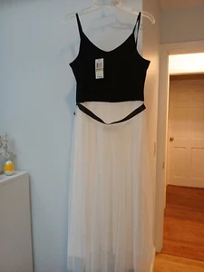 Pink and violet girl dress black and white sie 14 - Picture 1 of 2