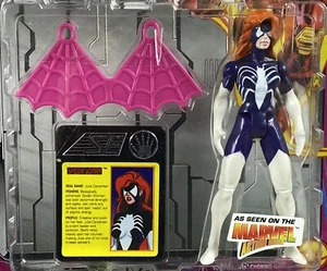 90s Toy Biz Marvel Spider-Woman - New - Loose - 100% Complete w/ All Accessories - Picture 1 of 1
