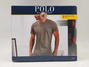 3 Pack POLO RALPH LAUREN Men's Classic Fit Crew Neck T-Shirt YOU PICK FROM MENU - Picture 1 of 7
