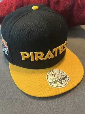 2024 Pittsburgh Pirates Lids X Topps Mitchel And Ness Fitted Hat 7-3/4 - Image 1 of 4