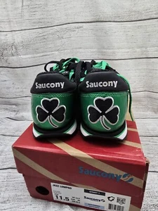 Saucony Jazz Low Pro Sneaker St. Patrick Day Shamrock Notre Dame Irish Sz 11.5 - Picture 1 of 9