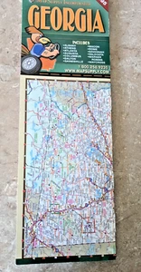 Laminated GEORGIA State Map - FAST SHIPPING - Picture 1 of 2