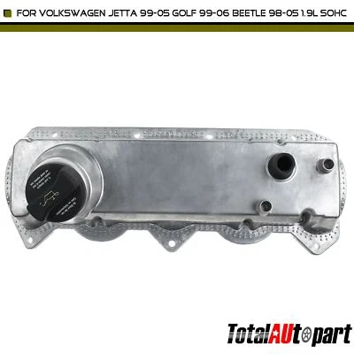Cubierta de válvula de motor para Volkswagen Golf 99-06 Beetle 98-05 Jetta 99-05 1,9 L SOHC Foto 1 de 4