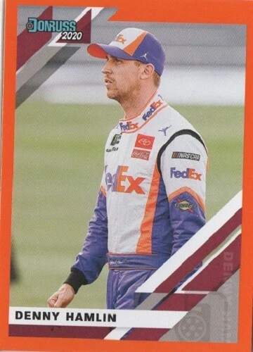 2020 Donruss "ORANGE Parallel" Denny Hamlin #35 - Image 1 of 1