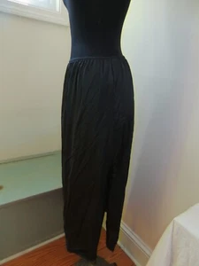 Vintage Wondermaid Black Half Slip Lace Trim XL Made in USA - Picture 1 of 15