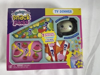 My Squishy Little Snack Packs TV Dinner 3 Interactive Collectibles 10 Surprises - Image 1 of 4