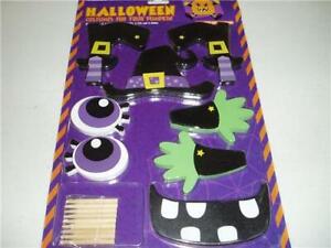 Costume for Pumpkin Wooden Decorating Push-ins Witch New
