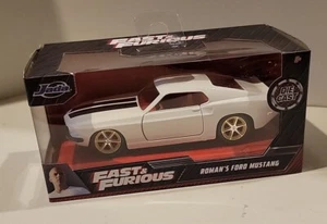 Fast and Furious Roman’s Ford Mustang White 1:32 Diecast Car Jada - Picture 1 of 6