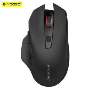 USB 2.4G Wireless Gaming Large Mouse for Big Hands 5 Buttons 4800 DPI - Picture 1 of 7