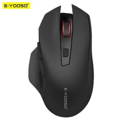 USB 2.4G Wireless Gaming Large Mouse for Big Hands 5 Buttons 4800 DPI - Image 1 of 4
